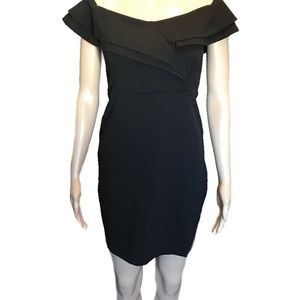 🔥SALE Love Nickie Lew off shoulder ruffle neck dress S